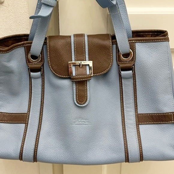 VTG Longchamp Leather Handbag - Picture 11 of 12